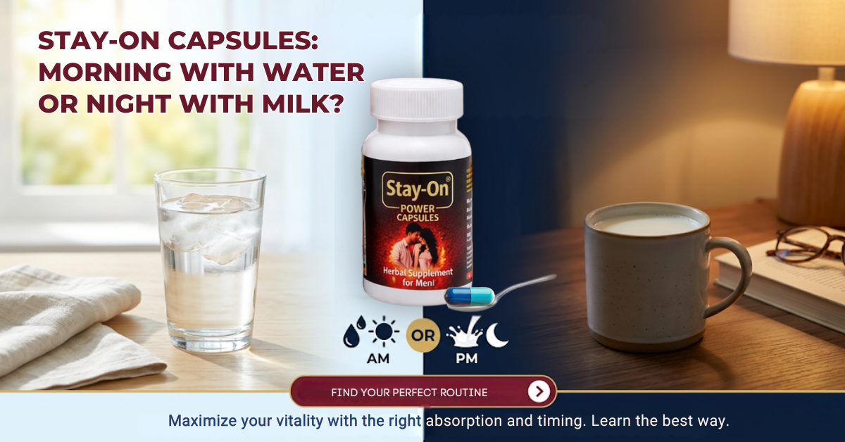 Stay-On Capsules: Milk at Night vs. Water in the Morning?